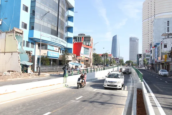 Đà Nẵng thông xe hầm chui phía Tây cầu Sông Hàn ảnh 2