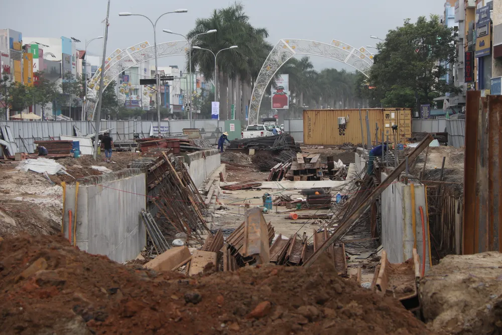 Đà Nẵng: Tiến độ thi công hầm chui Nguyễn Tri Phương - Điện Biên Phủ chậm 1,5 tháng ảnh 2