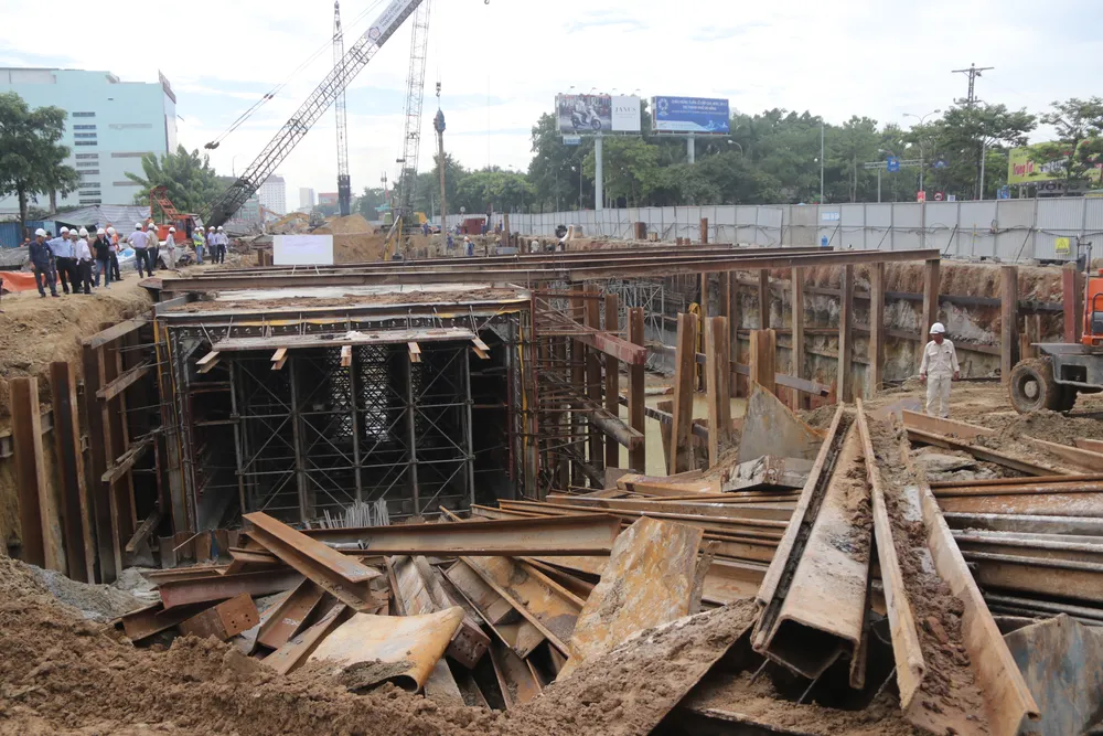 Đà Nẵng: Tiến độ thi công hầm chui Nguyễn Tri Phương - Điện Biên Phủ chậm 1,5 tháng ảnh 5