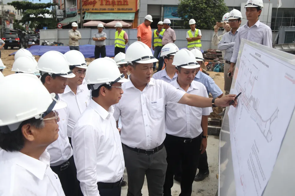 Đà Nẵng: Tiến độ thi công hầm chui Nguyễn Tri Phương - Điện Biên Phủ chậm 1,5 tháng ảnh 1