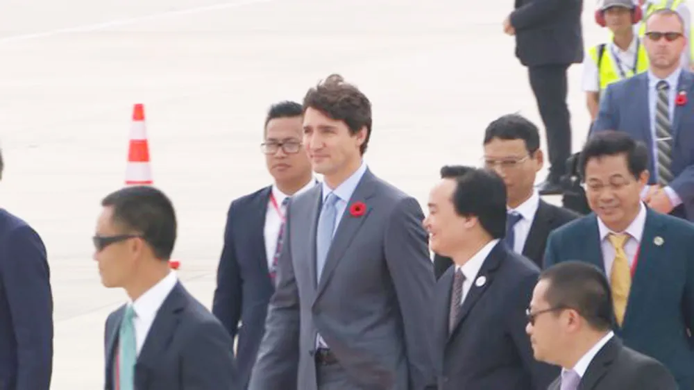VIDEO: Thủ tướng Canada Justin Trudeau đến Đà Nẵng dự APEC  ảnh 6
