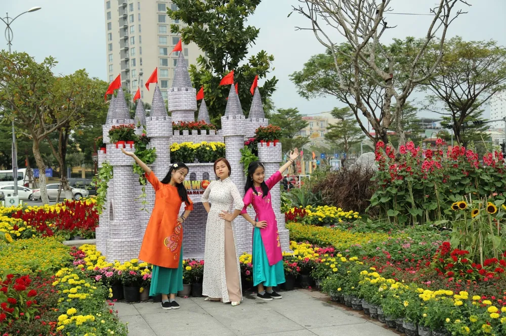 Nhộn nhịp đường hoa xuân Đà Nẵng  ảnh 7