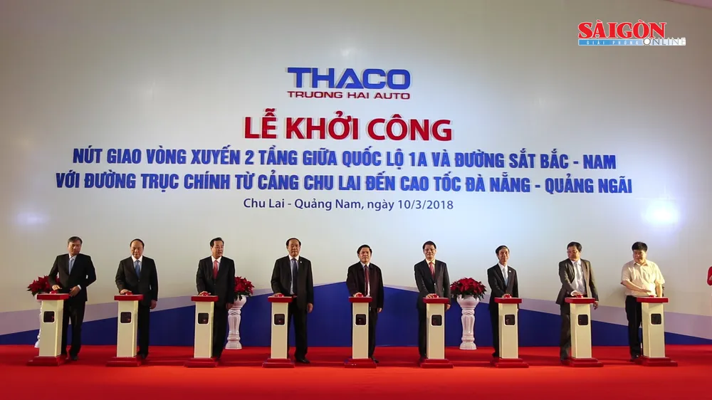 Khởi công nút giao vòng xuyến hai tầng 600 tỷ đồng giữa Quốc lộ 1A và đường sắt Bắc - Nam ảnh 1