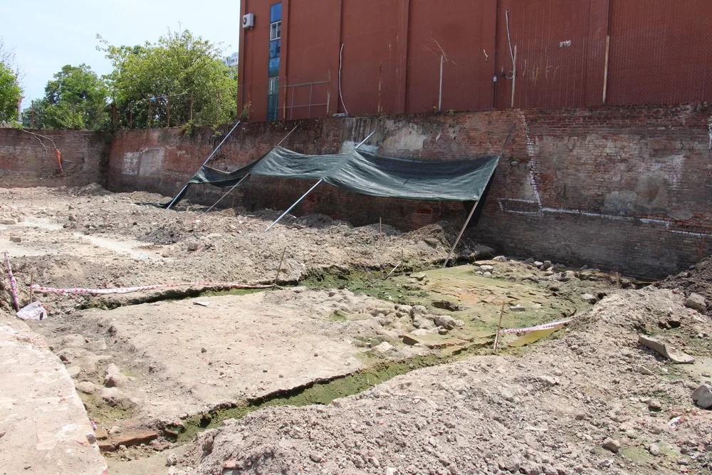 Đà Nẵng: Phát lộ tường hào, nền móng Thành Điện Hải  ảnh 4