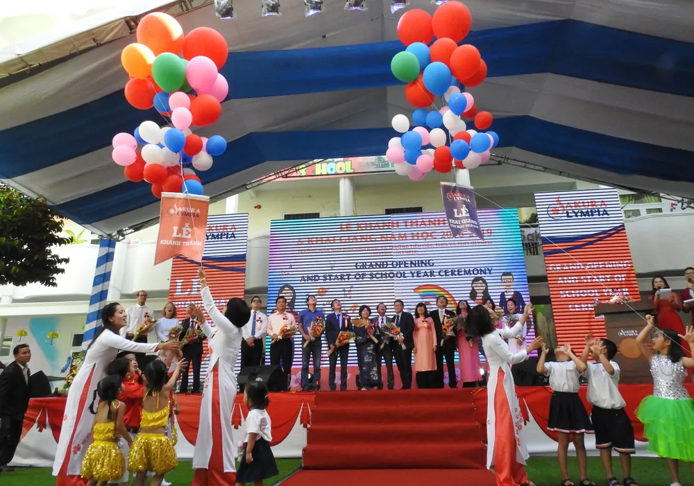 Trường liên cấp song ngữ Sakura - Olympia  chính thức đi vào hoạt động