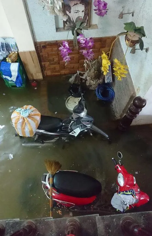 Mưa to trắng đêm, nhiều khu vực TP Đà Nẵng ngập nặng  ảnh 3