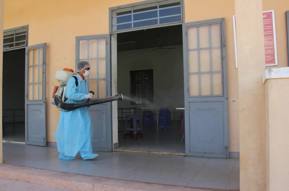 Cận cảnh nơi cách ly của 69 người về từ Daegu tại Đà Nẵng ảnh 6