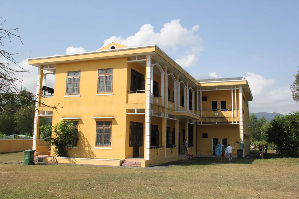 Cận cảnh nơi cách ly của 69 người về từ Daegu tại Đà Nẵng ảnh 1