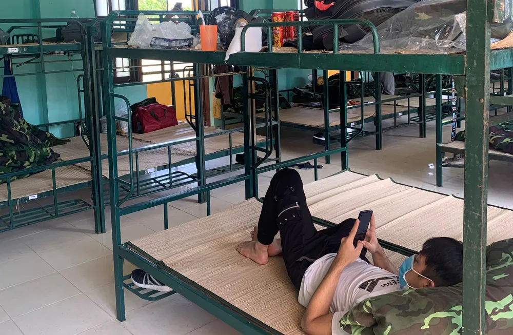 Cận cảnh nơi cách ly của 69 người về từ Daegu tại Đà Nẵng ảnh 14