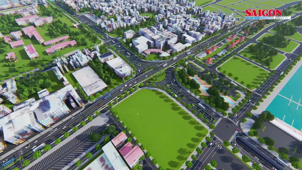 Từ 1-5, phân luồng từ xa phục vụ thi công nút giao thông phía Tây cầu Trần Thị Lý