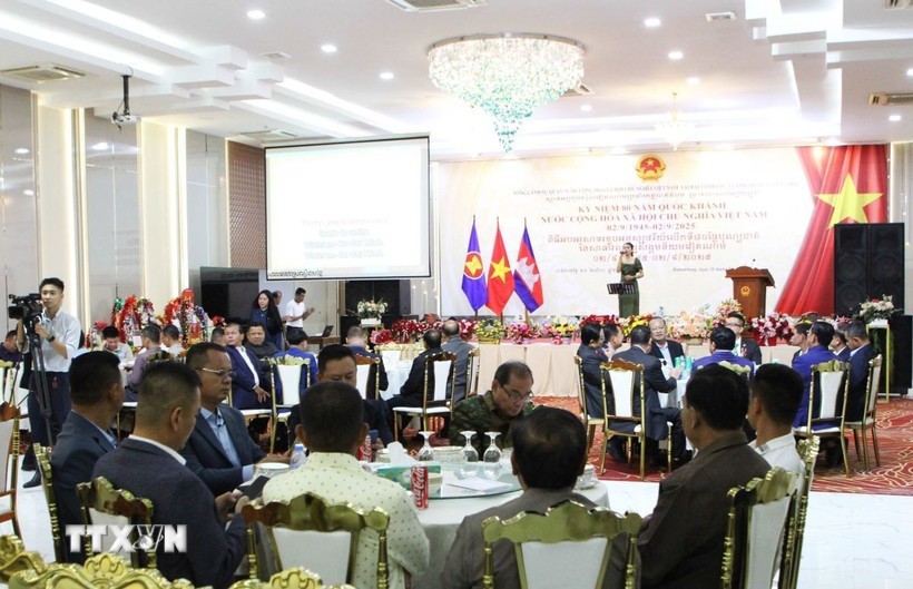 越南国庆80周年纪念典礼场景。