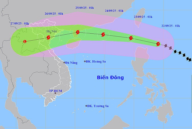 超强台风“桦加沙”路径。