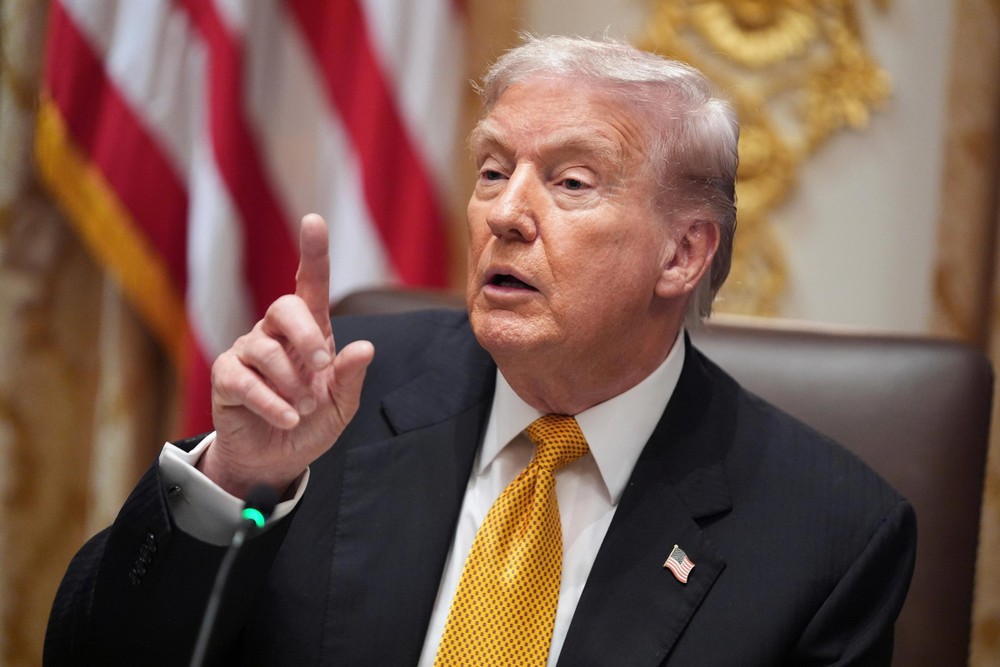 11月7日，美国总统特朗普在白宫。图：美联社