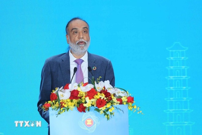 联合国副秘书长、联合国技术特使阿曼迪普·辛格·吉尔。图：越通社