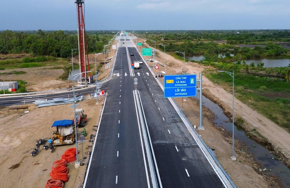 后江－金瓯高速公路终点与川亚路线的互通枢纽。图：嘉百