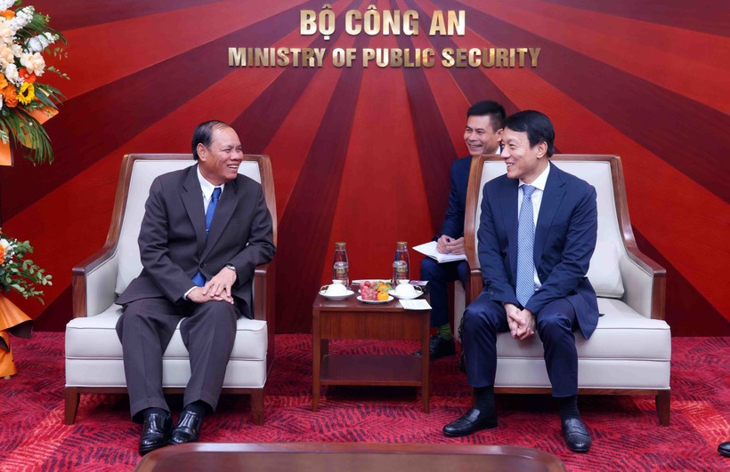 会见现场。图：越通社