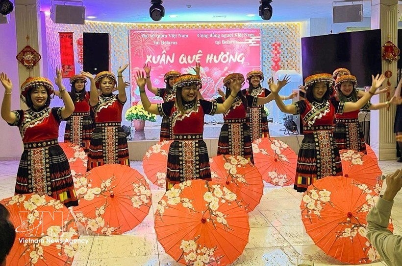 “2026丙午年家乡之春”活动文艺节目。图：越通社