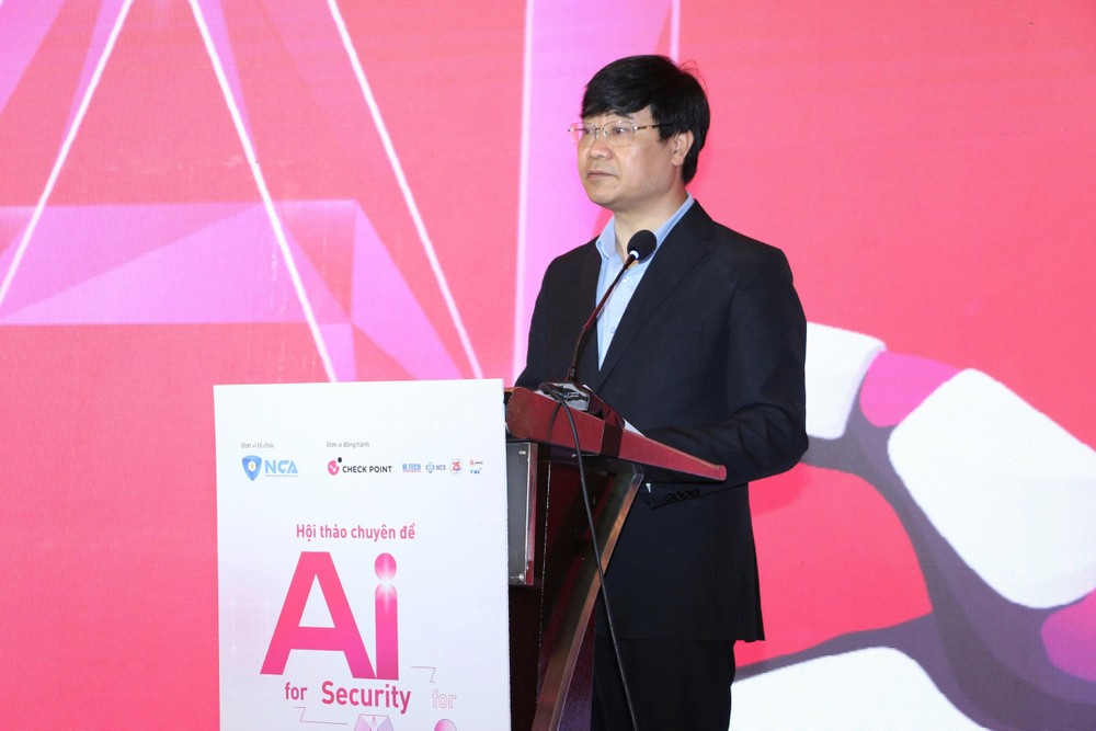 越南公安部网络安全和打击高科技犯罪局副局长阮红君大校。图：组委会