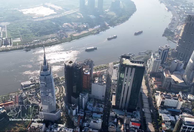 胡志明市的一角。