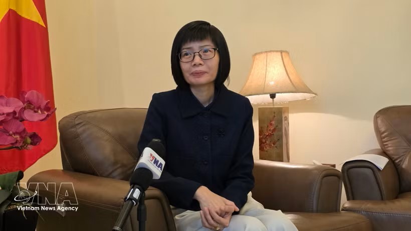 越南常驻东盟代表团团长孙氏玉香大使。图：越通社