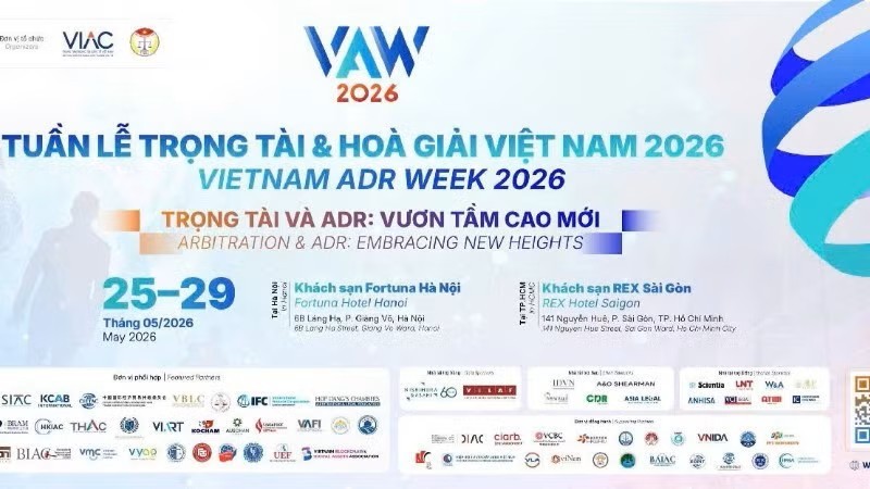 越南首次举办国际仲裁与调解周。图：组委会