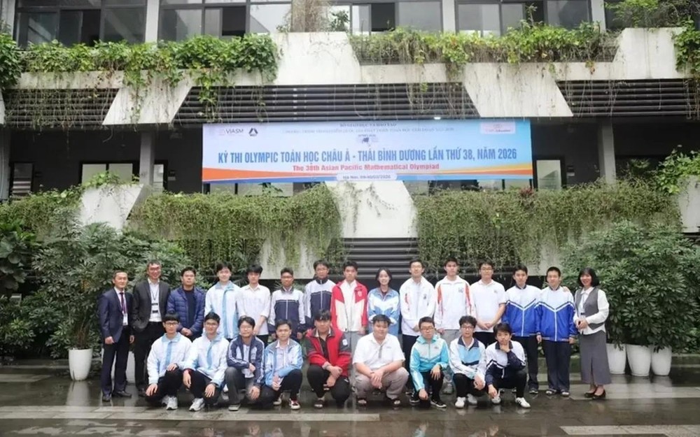 越南队在亚太数学奥林匹克竞赛中荣获第七名。