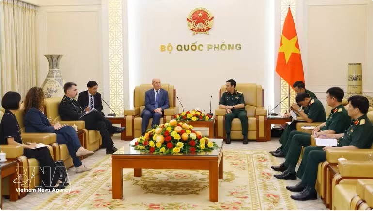 会见场景。图：越通社