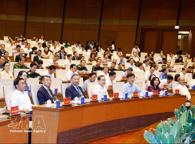全国学习贯彻落实第10号决议会议召开。图：越通社