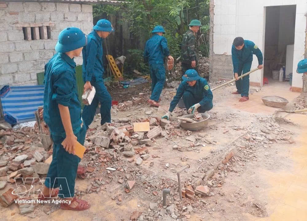 越南努力为抗战期间受化学毒剂影响人员的亲生子女消除危旧住房。图：越通社