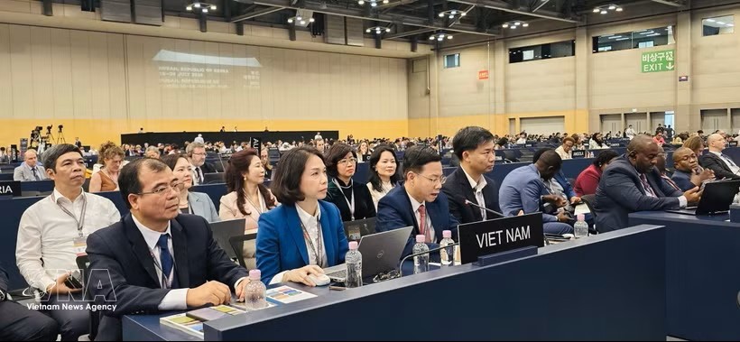 越南外交部副部长吴黎文出席第48届联合国教科文组织世界遗产委员会会议。图：越通社