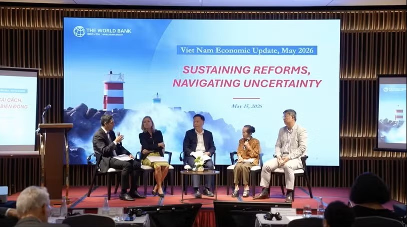 世界银行于5月15日发布《2026年5月越南经济更新报告》。图：Vietnam+