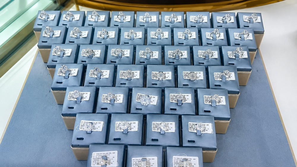 SJC 公司的钻石产品。图：绒阮