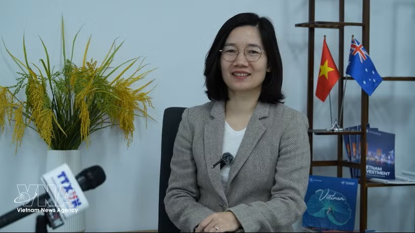 越南驻澳大利亚商务处负责人陈氏青美。图：越通社