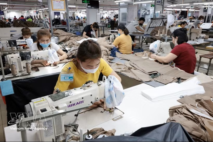 2026年前7个月，纺织服装出口总额达270亿美元。图：越通社