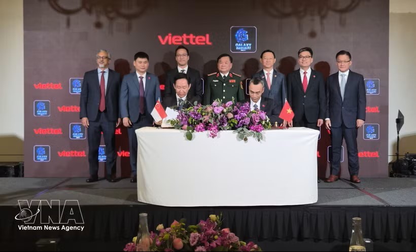 2026年2月4日，越南军队电信工业集团（Viettel）与越南签署合作协议。图：越通社