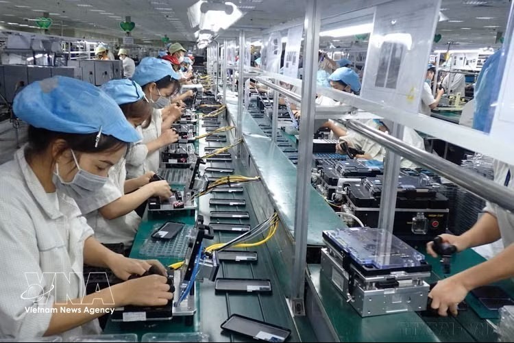 越南已经与全球电子和半导体制造商建立了多个生产基地。图：越通社