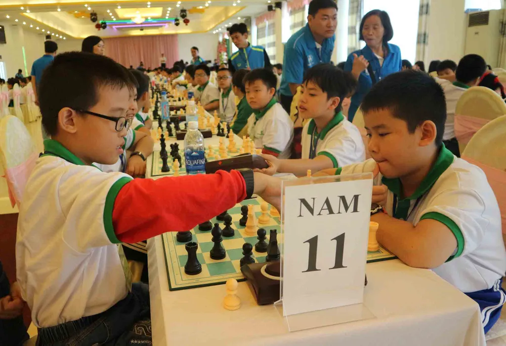 Hơn 900 VĐV dự giải vô địch cờ vua trẻ toàn quốc năm 2017 ảnh 3