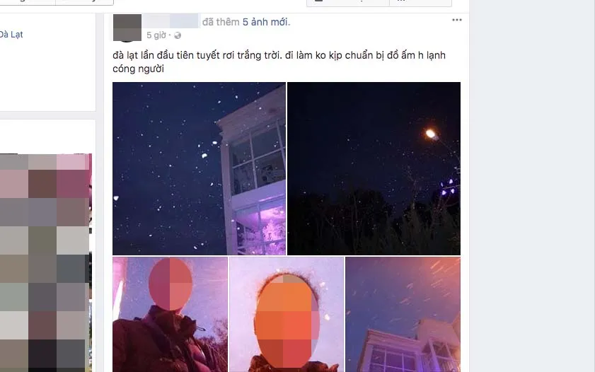 Sẽ xử lý người phát tán thông tin Đà Lạt có tuyết rơi ảnh 1