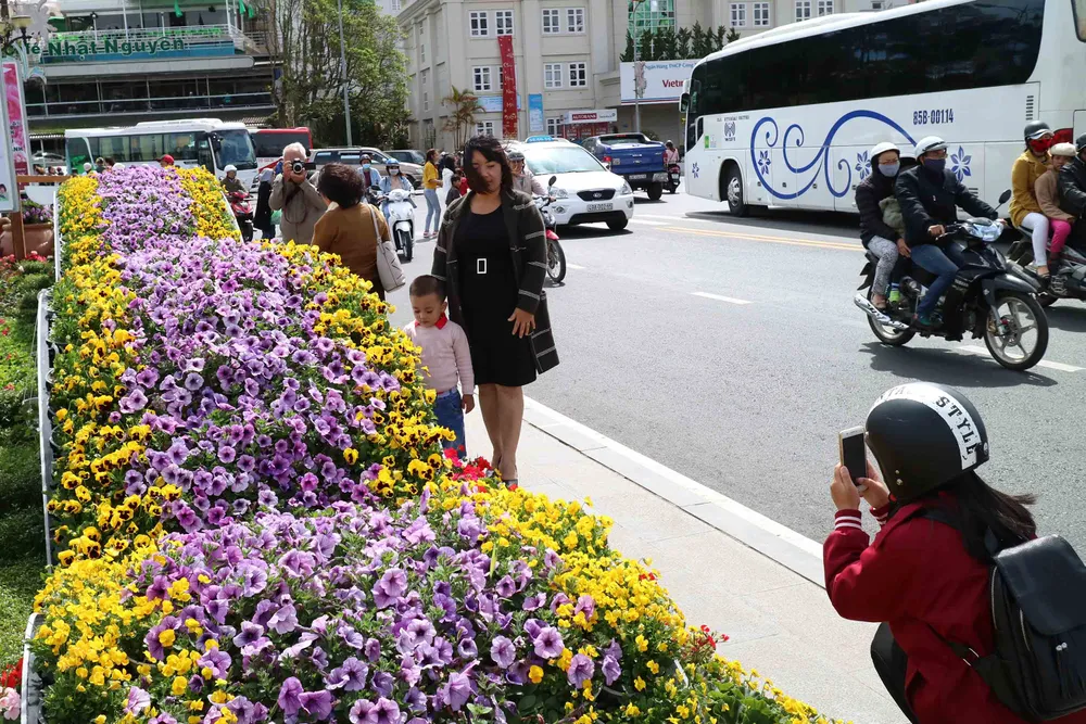 Du khách tấp nập về Đà Lạt nghỉ Tết Dương lịch ảnh 9