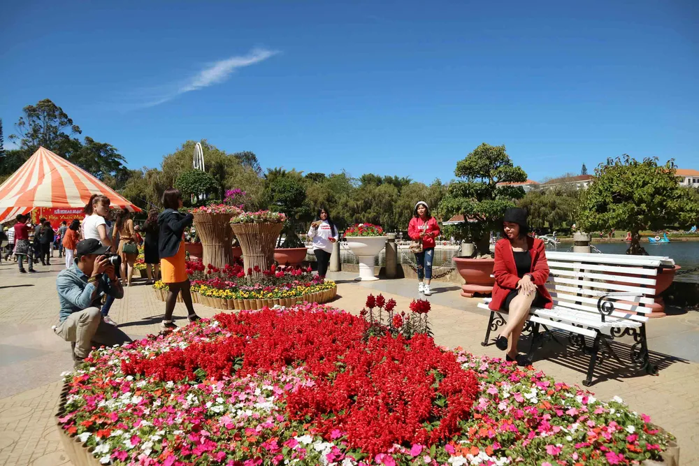 VIDEO: Dòng người không ngừng đổ về Đà Lạt du Xuân ảnh 6