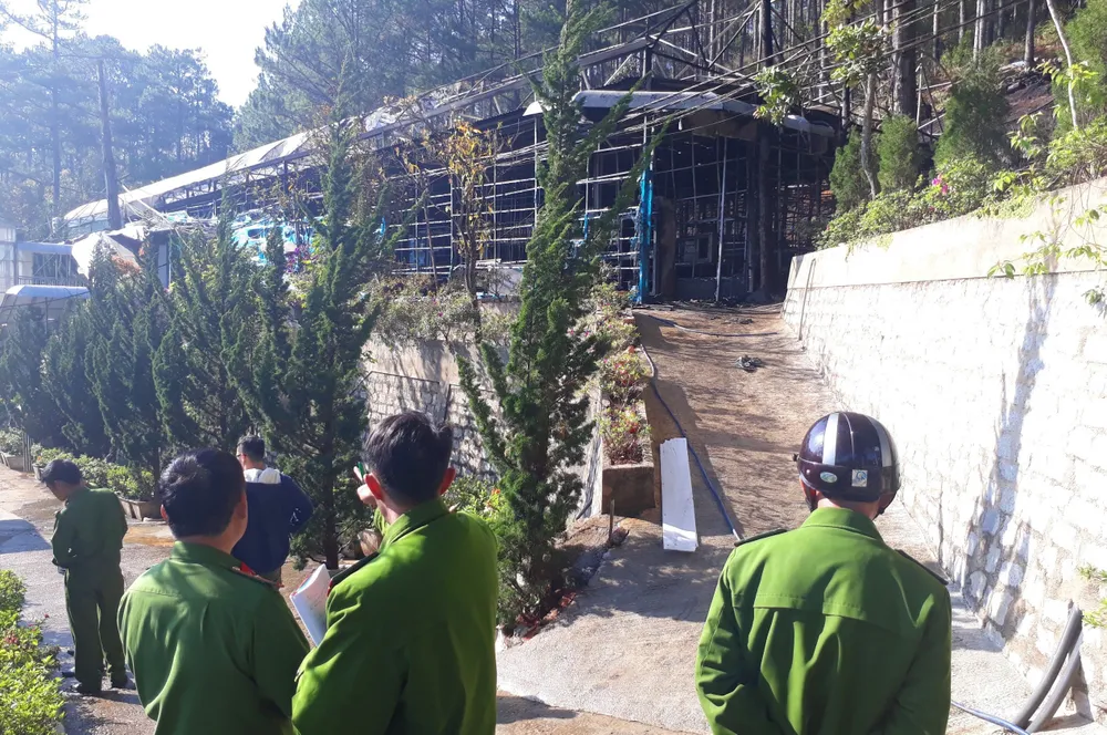 Cháy lớn tại Công ty sâm Ngọc Linh Việt Nam ảnh 4