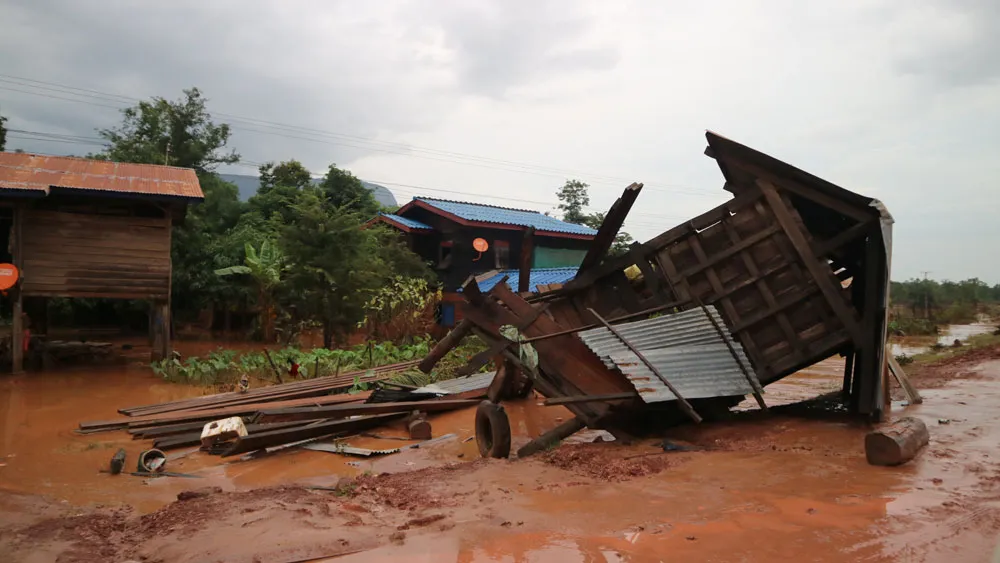 PV Báo SGGP ghi nhận tình hình cứu hộ người bị nạn trong vụ vỡ đập tại Lào ảnh 15