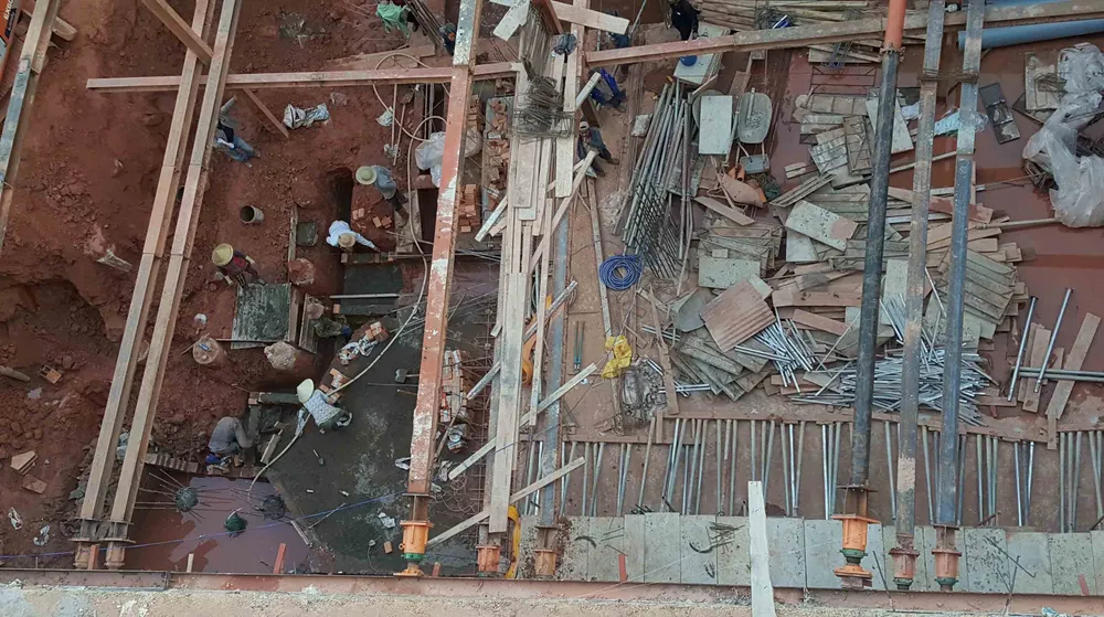  Công trình xây dựng không an toàn, gây sụt lún nguy hiểm các nhà kế cận ảnh 6