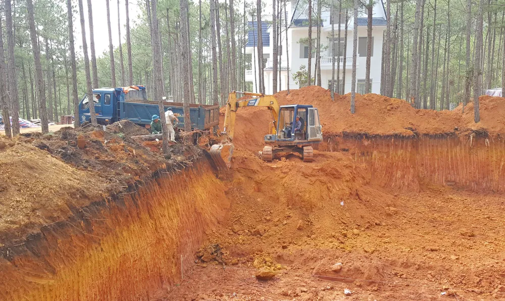 Dự án nghỉ dưỡng cao cấp phá rừng trái phép ở hồ Tuyền Lâm ảnh 2