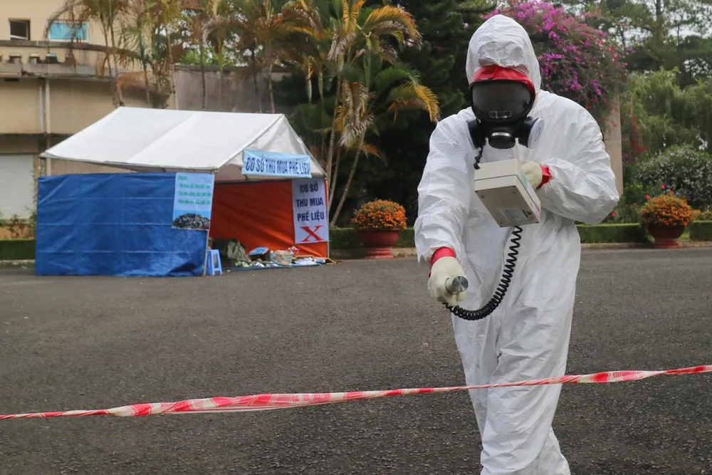 Diễn tập ứng phó sự cố bức xạ và hạt nhân ở Đà Lạt ảnh 1