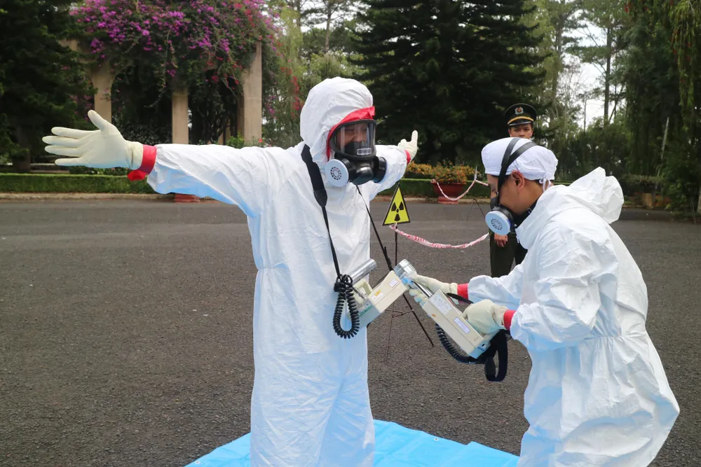 Diễn tập ứng phó sự cố bức xạ và hạt nhân ở Đà Lạt ảnh 5