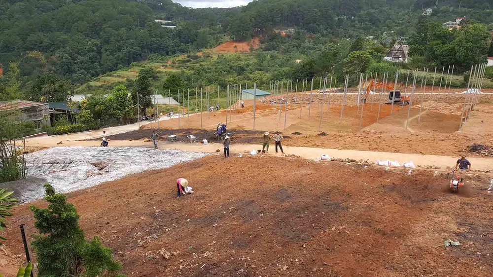 Tình trạng làm đường, phân lô bán nền trái phép ở Đà Lạt vẫn tiếp diễn ảnh 5