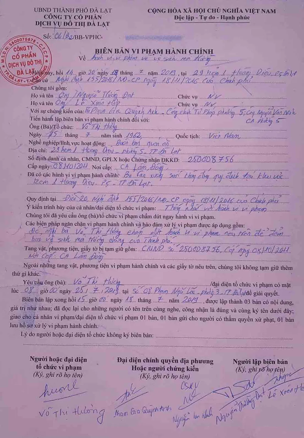 Xử lý người đổ 20 túi rác thẳng xuống suối Cam Ly – Đà Lạt ảnh 2