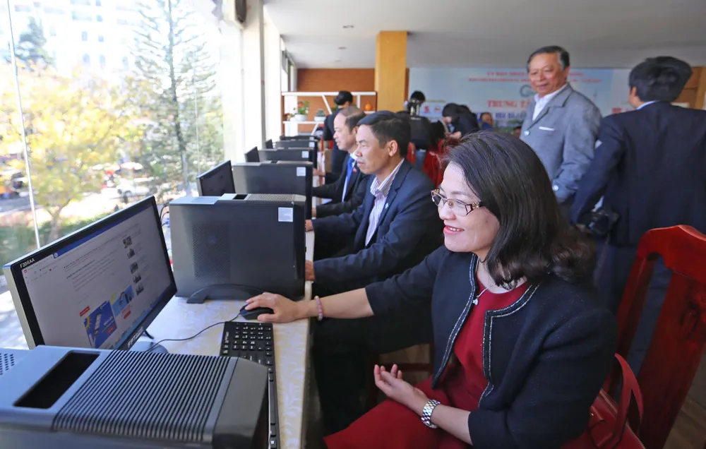 Trung tâm báo chí phục vụ Festival hoa Đà Lạt đi vào hoạt động ảnh 1