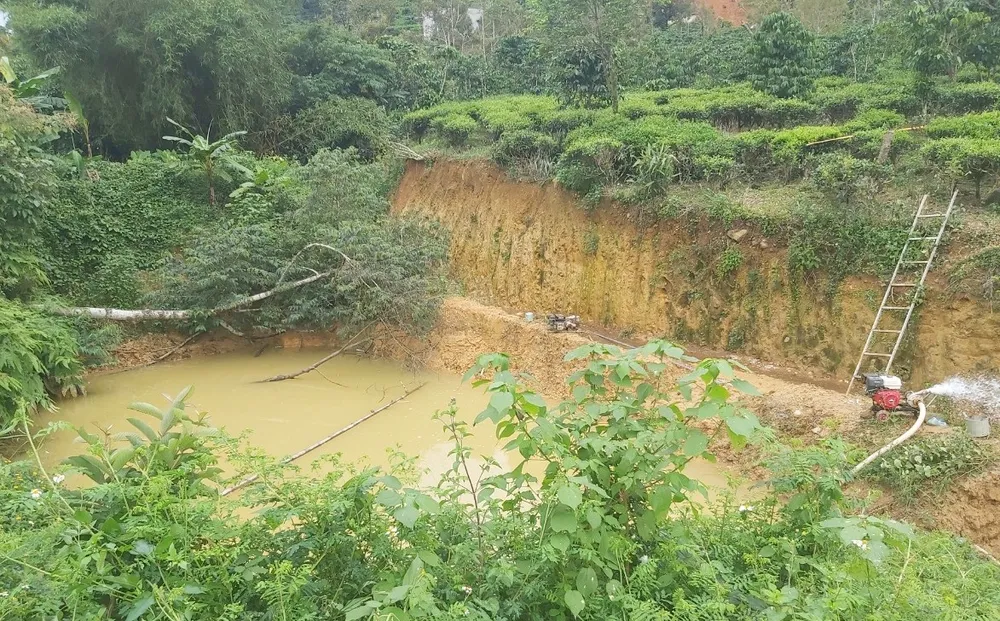 3 cháu bé đuối nước thương tâm dưới hồ tưới cà phê ảnh 1